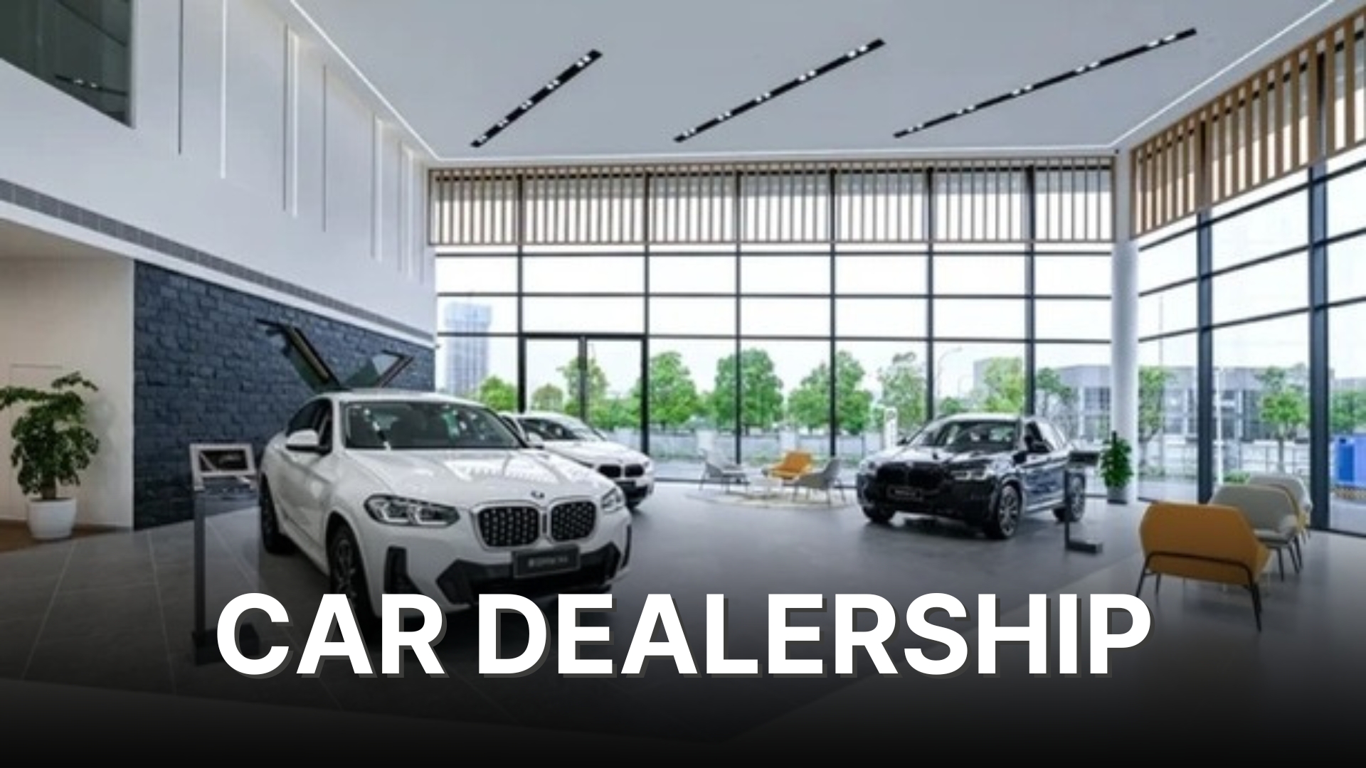 Car dealership showroom