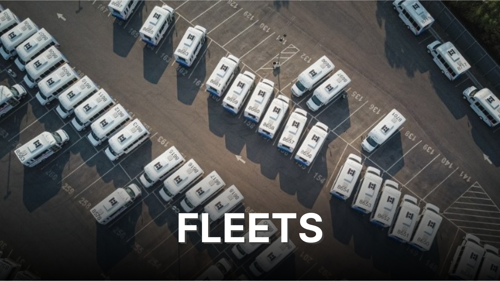 Fleet of cars